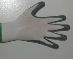 Nitrile gloves gray